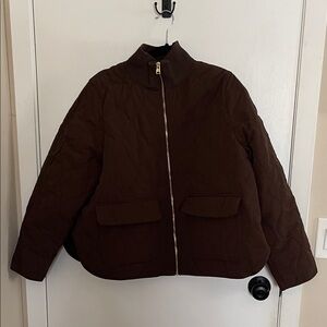 H&M Brown Quilted Women's Jacket